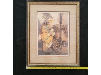 Signed & Numbered Framed Lithograph - Touch Of Gold
