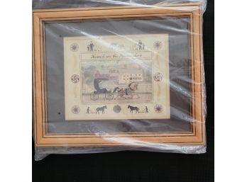'Blessed Are The Peacemakers' Print W/wooden Frame