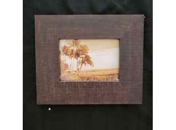 Framed B&W Hawaiian Photo (9-1/2 X 11-1/2).