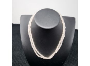 Costume Jewelry - Glass Beaded Necklace