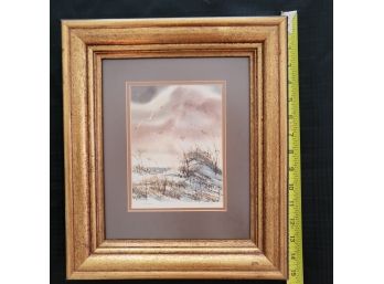 Framed Signed & Numbered Lithograph - Seascape