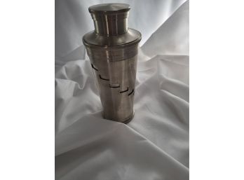Restoration Hardware Stainless Steel Cocktail Shaker W/dial A Recipe