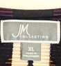 Women's JM Collection Top Size XL In A Geometric Pattern