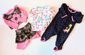 3 Baby Outfits Size 6 - 9 Months, 2 Garanimals & 1 Carter's