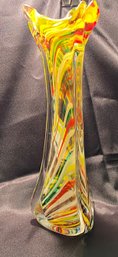 Free Form Murano Art Glass Vase