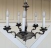 Silver-plated Chandelier With Five Arms By Remains Lighting