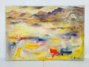 Dietrich Grunewald, (US 1916-2003) 'Port Of Guaymas' Oil & Canvas