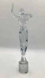 Murano Glass Sculpture Of A Nude Male Dancer By Renato Anatra