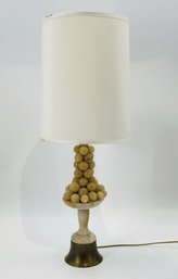 Vintage Table Lamp With Faux Grape Cluster Base.