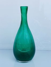 Large Glass Vase In The Style Of Whitefriars