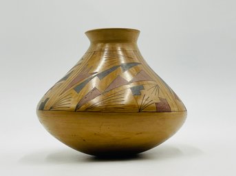 Mexican Pottery Vessel By Benjamin Soto For Mata Ortiz