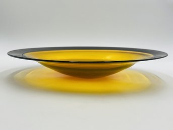 XL Art Glass Bowl By Correia, Signed, Dated & 2001