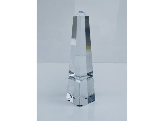 Crystal Glass Obelisk, New In The Box