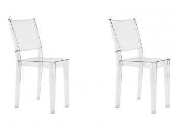 Pair Of LA MARIE Lucite Chairs By Philippe Starck
