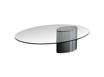 Stainless Steel Lunario Table By Cini Boeri For Knoll
