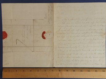 British Naval History- Burney's Royal Naval Academy- Autographed Letter- 1812 About John Harris Bill And Son