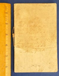 1820's 12 Page Farmer Book With List Of Irish Tenant Names From King's County Ireland- Ancestry Information