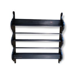 Solid Wood Hanging Plate Rack By A. Mathews