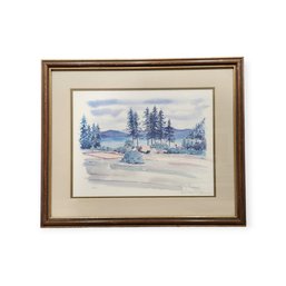 Watercolor Print - Pencil Signed By Artist - William W. B.......
