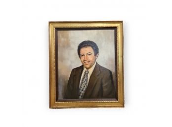Oil Painting Of Man (Likely A Young Jackie Mason) By Mary Hargrave
