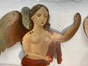 Painted Metal Angel Figures (Modern)