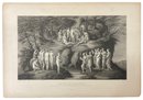Four Antique Nude Subject Lithographs Pompeian Bath Judgement Of Paris Gebbie & Co 1886