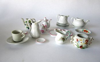 Doll Porcelain Tea Set Lot