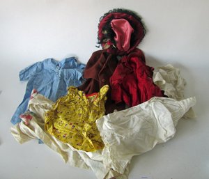 Lot Of Antique Doll Clothes B