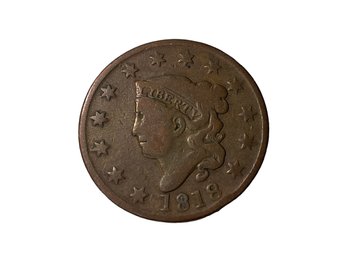 1818 U.S. Large Cent Coin