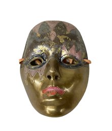 Small Decorative Bronze Mask