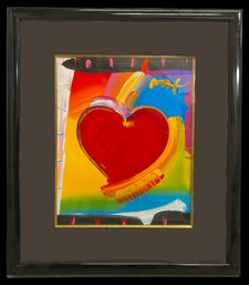 Authentic Original Peter Max Acrylic Painting With Wentworth COSA