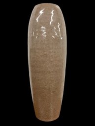 Signed Minimalist Japanese Studio Pottery Mauve  Vase