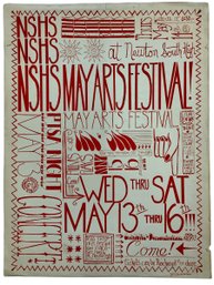 Two 1960s Newton South High School Art Festival Posters