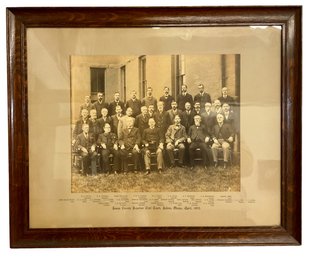 1902 Photograph Of Essex County Superior Court Members