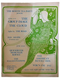 1960s The Boston Tea Party Venue Poster Quicksilver Messenger Service Etc