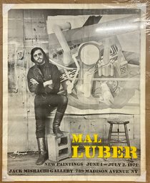 1971 Mal Luber Exhibit Poster