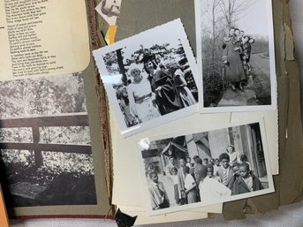 Antique / Vintage Black And White Photo Album