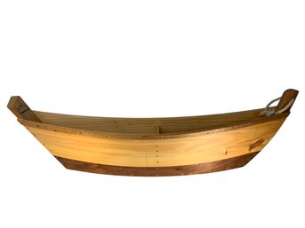 Wooden Dory Planter From Lowells Boat Shop Amesbury, MA