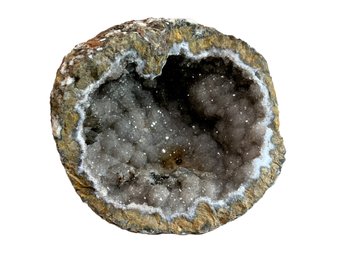 Large Quartz Or Similar Geode With Interesting Inclusions