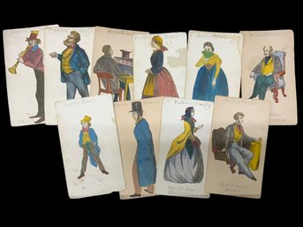Hand Made Victorian Card Game - Prison Family Etc!