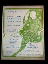 Vintage Boston Tea Party Night Club Venue Poster Quicksilver Messenger Service WBCN 104.1