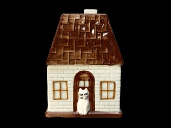 Vintage House And Cat Salt And Pepper Shaker