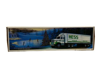 1980s Hess Vintage Toy Truck Bank In New In Original Box