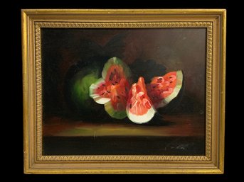 Watermelon Oil Painting Still Life
