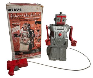 Ideals Robert The Robot Toy In Rare Original Box Ideal Toy Corporation