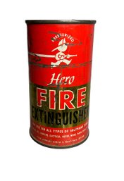 Vintage Hero Pressurized Fire Extinguisher Bostwick Laboratories