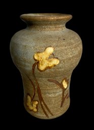 Mid Century Pottery Porcelain Vase Signed Martz Or Mertz
