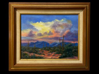 Southwestern Valley Jean Doran Oil Painting On Canvas