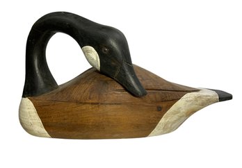 Canadian Goose Carved Decoy By C. Grace
