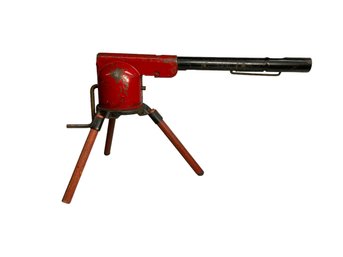 Vintage 1930s Wyandotte Steel Toy Cork Gun Crank Operated